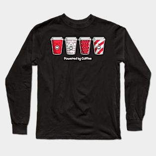 Starbucks Cute Coffee Cups Long Sleeve T-Shirt